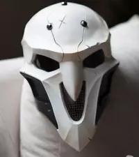 Overwatch Reaper Gabriel Reyes Cosplay Mask Props Halloween Handmade Pvc Mask