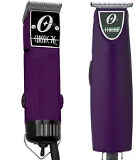 New Oster Classic 76 Professional clipper Purple Color + T-Finisher Pro Limited