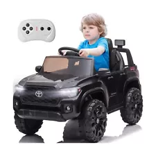 12V Electric Car for Kids Licensed Toyota Ride on Truck Car with Remote Contr...