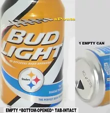 EMPTY BEER CAN 2015 PITTSBURGH STEELERS NFL KICKOFF BUD LIGHT SPORT FAN FOOTBALL