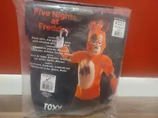 Five Nights at Freddy's Deluxe Foxy Kid's Costume Unisex Medium 8-10 Complete