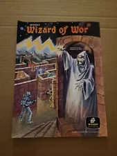 Wizard Of Wor Arcade Flyer Original Fold-out Artwork Video Game 1981 Brochure