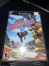 Mario Superstar Baseball (Nintendo GameCube, 2005) Tested Working