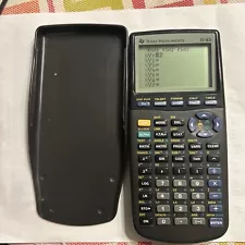 Texas Instrument TI 83 Graphing Calculator W Cover Tested Calculus