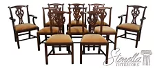 LF62664EC: Set of 10 HENKEL HARRIS Model 101 Mahogany Dining Room Chairs