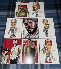 The Walking Dead Art Mini Pictures Lot