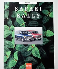 1993 GMC SAFARI & RALLY VAN SALES BROCHURE CATALOG ~ 32 PAGES ~ 8.5" X 11