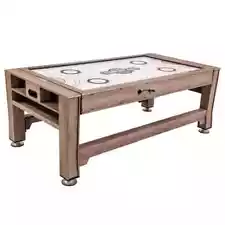 Rustic Multi Game Pool Table Air Hockey Table Tennis Ping Pong