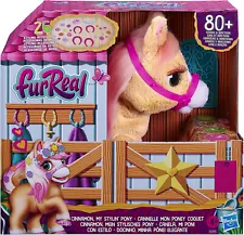 FurReal Cinnamon, My Stylin’ Pony 14-Inch Interactive Pet Toy 80+ Sounds NEW