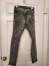 Apple Bottoms Straight-leg Studded Jeans for Women Black Size 9/10