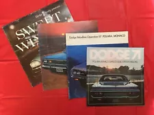 LOT 4---1958-1971 DODGE & PLYMOUTH Car Dealer Sales Brochures