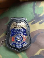 US concealed gun license carry permit full-sized badge