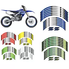 FOR YAMAHA YZ 250F/450F/450FX YZ 125/250 "21 "19 RIM WHEEL STRIPES TAPE STICKERS (For: 2010 Yamaha YZ450F)