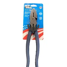 IDEAL 9.5 inch Electrical Lineman Pliers with Wire Cutter 30-450 NEW