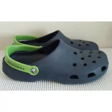 Seattle Seahawks Crocs Shoes Blue And Green Comfort Slides Mens SZ 12 13