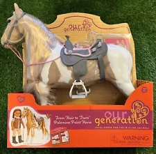 Our Generation Hair Play Palomino Paint Horse Accessory Set for 18" Dolls New