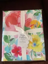 Pottery Barn Kids teen Organic Hope for Flowers BOUQUET FLORAL FULL sheet Tracy