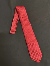 Vintage Donald J Trump Gold Bar Red Republican Fashion Suit Tie