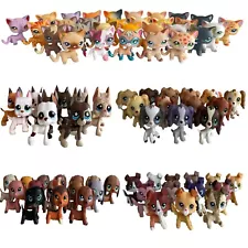 5pcs Littlest pet shop Toys bobble head short hair cats and Generation 3 dogs