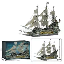 Pirate Ship Island Black Pearl Flying Dutchman Building Blocks Model for LEGO