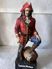 Rare Captain Morgan Statue Store/ Bar Counter Advertising Display 18 1/2"