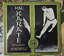 New ListingVINTAGE HAI KARATE GIFT COLLECTION AFTER SHAVE LOTION & SOAP ON A ROPE