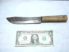 vintage Old Hickory 10.5" Knife - 6" blade & Wood Handle