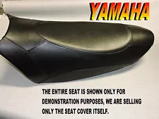 Yamaha Nytro 2008-14 New seat cover. FX MTX SE RTX XTX Nitro All Black 379C