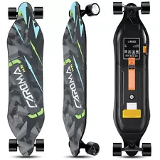 Electric Skateboards with Remote, 350W Hub-Motor Electric Longboard for Adult...