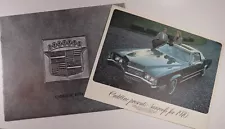 1970 Cadillac Sales Brochure and '70 Eldorado Sunroof Card