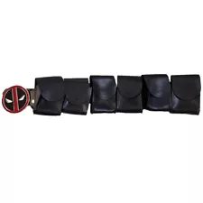 Superhero Deadpool Cosplay Adjustable Waist Belt Halloween Fancy Props Accessory