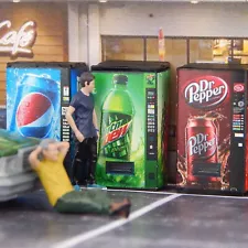 1/64 Diorama Display Vending Machine SODA Model City Scene Accessory S Scale