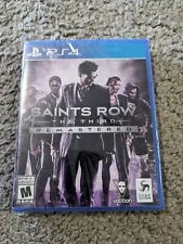 Saints Row The Third Remastered for PlayStation 4 PS4 NEW SEALED! Free Shipping!