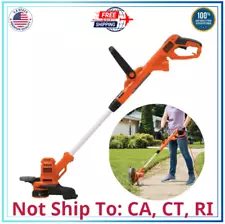 6.5A Electric Trimmer & Edger: 14" Width, Push Button Feed