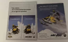 2006 SKI DOO SNOWMOBILE REV XP MAILER WITH UNOPENED DVD