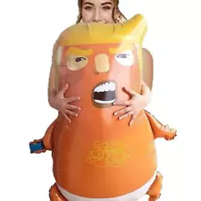 HUGE Trump Baby Blimp Balloon Balloons 47.2 inches AM I A Baby Al Film Donald...