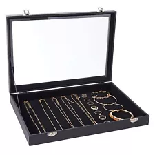 Small Velvet Jewelry Display Box Case for Rings, Bracelets, Necklaces, Retail