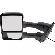 Tow Mirror For 2010-16 Ford F-450 F-250 Super Duty Left Side Power Heated Glass (For: 2010 Ford F-250 Super Duty)