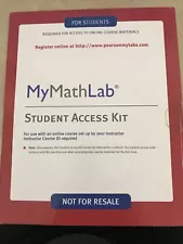 MyMathLab: Student Access Kit- New and Unused