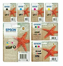 Genuine Epson 603/603XL Starfish Ink Cartridges for XP-3155 XP-2100 Lot