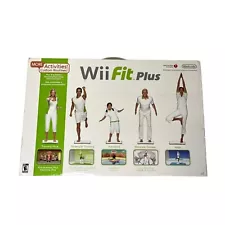 Nintendo Wii Fit Plus Balance Board New In Box - Factory Sealed With Extra Game