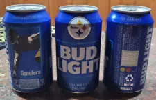 Pittsburgh STEELERS 2023 Bud Light NFL kickoff can - Limited Edition - NEW