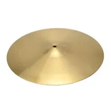 Hot Sale Professional 16" 0.7mm Copper Alloy Crash Cymbal for Drum Set Golden