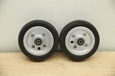 PAIR Pride Jazzy 6" Caster Wheels Tires for Select 6 Elite ES & Air WHLASMB2047