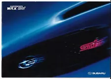 Subaru Impreza WRX STi 2004-05 UK Market Sales Brochure