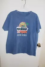 New ListingCrazy Shirts - VW Bus - Hawaii - Good Vibes - Blueberry Dyed - XL