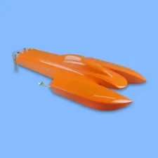 30.5" RC Epoxy Fiberglass Twin Power SOBER for UAV or Racing Boat ARR - Orange