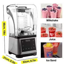 1.8L Commercial Blender for Shakes and Smoothies for Drink Bar Restaurant US