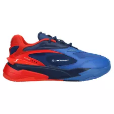 Puma Bmw M Motorsport RsFast Lace Up Mens Blue Sneakers Casual Shoes 30740901