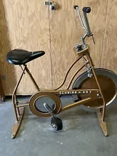 Vintage Schwinn Exercise Bike 1982 XR-7 Gold See Description & Pics